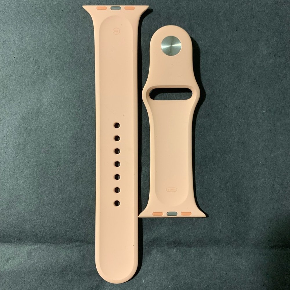 OEM Apple Watch Sport Bands - Pink Citrus 44mm M/L